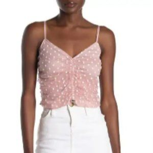 CODEXMODE Flocked Mesh Camisole